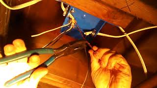 How to wire a junction box 3 142 cables [upl. by Storz176]