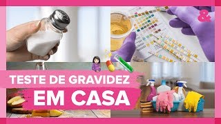 4 testes de gravidez caseiros [upl. by Lleksah]