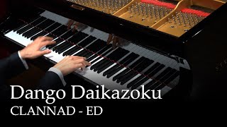 Dango Daikazoku  Clannad ED Piano [upl. by Marek568]