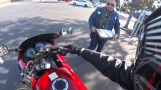 How to pass the california dmv motorcycle skill test easily [upl. by Eglanteen]