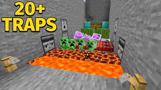 Minecraft 20 Ways To Make Trapsbedrock [upl. by Adair]