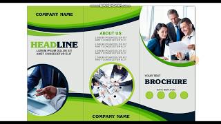 Business Tri fold Brochure Design  CorelDRAW Tutorial [upl. by Alyce]