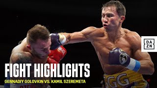 HIGHLIGHTS  Gennadiy Golovkin vs Kamil Szeremeta [upl. by Ymme585]