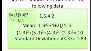 How to find the Range Variance and standard deviation [upl. by Aerdnat823]