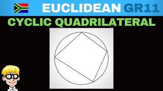 Circle Geometry Grade 11  Cyclic Quadrilateral [upl. by Alain]