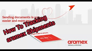 How To Tracking aramex Shipments [upl. by Angelia]