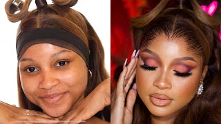 CLIENT TRANSFORMATION MAKEUP TUTORIAL [upl. by Ilak]