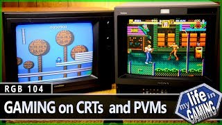 Gaming on CRT Televisions PVMs and BVMs  RGB104  MY LIFE IN GAMING [upl. by Bertina]