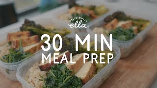 30 Minute Meal Prep  Vegan  Deliciously Ella [upl. by Anerev745]