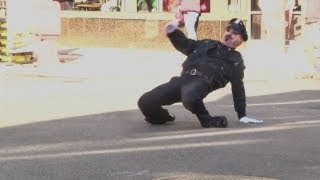 Dancing policeman Americas most entertaining traffic cop [upl. by Alba108]