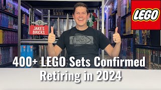 400 LEGO Sets Confirmed Retiring in 2024 [upl. by Alderson748]