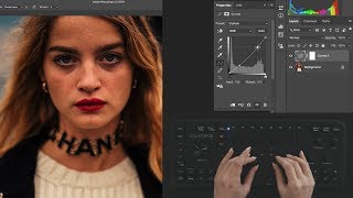 Loupedeck Portrait Editing in Adobe Photoshop [upl. by Yroj724]
