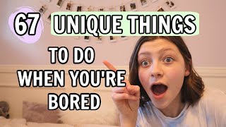 67 Actual FUN Things To Do When Youre Bored  Bethany [upl. by Etnohs391]