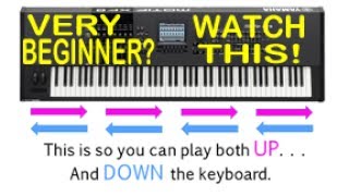 How to Play the Piano  Keyboard for Very Beginners  Lesson 1 [upl. by Simsar57]