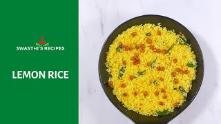 Lemon Rice Recipe Quick South Indian Lunch Recipe [upl. by Buke]