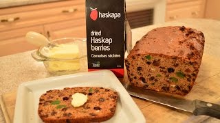 How to Bake Haskap Barmbrack Bread Cooking with Kimberly [upl. by Annij]