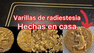 Como hacer Varillas de radiestesia en L funcionales para buscar tesoros en casa TUTORIAL 1 [upl. by Waldon887]