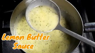 LEMON BUTTER SAUCE  TIPS TO PREVENT SPLIT  SAUCES RECIPE [upl. by Nnylg]