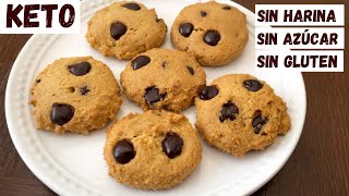 Las Mejores GALLETAS KETO de ALMENDRAS Sólo 3 INGREDIENTES Fácil y Saludable [upl. by Sitof]