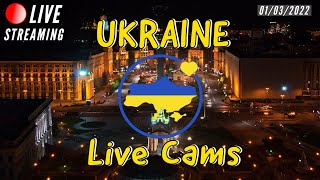 Live around Ukraine Kyiv Day 3 [upl. by Aksehcnarf744]