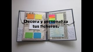 Cómo personalizar y decorar un fichero [upl. by Carry866]