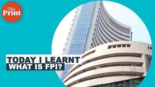 What is foreign portfolio investment amp how is it different from FDI [upl. by Hubey]