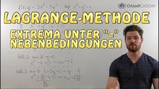 LagrangeMethode Einfach Erklärt  Beispiel [upl. by Keemahs]