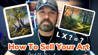 How To Price Your Art To Sell In 7 Minutes  Explained  Paintings By Justin [upl. by Sylera]