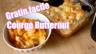 Gratin de courge butternut FACILE [upl. by Ciardap]