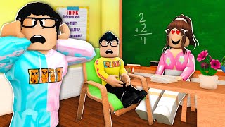 My Son’s Teacher Had A Crush On Me Roblox Bloxburg [upl. by Funk]