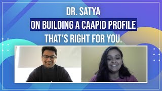 Dr Satya UB Class of 2024 about the value of building YOUR OWN application caapid dmd dds [upl. by Neuburger]