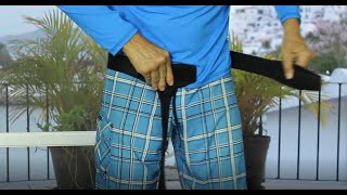 How To Wear An Inguinal Hernia Belt [upl. by Anifesoj816]