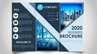 How to make a Brochure in PowerPoint  Print Ready design [upl. by Im]