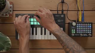 MIDI Out  Launchkey Mini  Novation [upl. by Irrep]