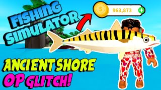 Fishing Simulator OP Glitches that will make you RICH  Fishing Simulator Roblox [upl. by Elsworth]