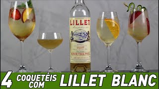 Coquetéis com Lillet Blanc 4 Receitas [upl. by Rimaa]