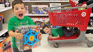 Caleb GOES TOY SHOPPING at TARGET for RYAN WORLD TOYS LOL SURPRISE 5 SURPRISES amp More with MOMMY [upl. by Kaliope]