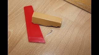 How to fix a chip in laminate flooring  NO CUTTING [upl. by Saltsman463]