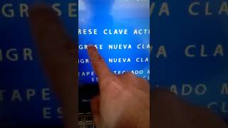 Tutorial como cambiar la clave o pin del cajero automático [upl. by Eirrehc]