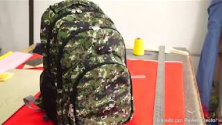 DIY confeccionar una mochila escolar BACKPACK EASY SCHOOLS [upl. by Lasala]