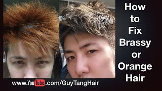 How to Fix Brassy or Orange Hair [upl. by Persian]