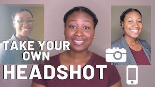 How to TAKE YOUR OWN Professional HEADSHOT [upl. by Waxman55]