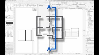 Schnitt erstellen in ArchiCAD und Vectorworks [upl. by Per202]