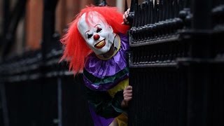 Top 10 Scariest Clown Sightings [upl. by Feldstein619]