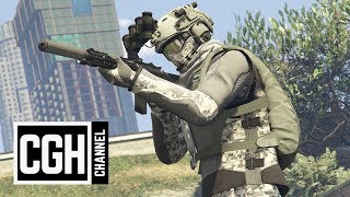 GTA 5 Online  Best Military Outfits 4K [upl. by Pegg434]