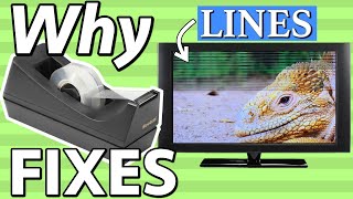 Repair Hack Explained  How to Fix TV Horizontal Lines  Part 2 [upl. by Claudio643]