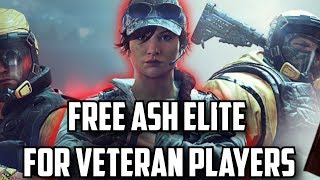 Rainbow Six Siege FREE ASH Elite Skin for Everyone from Ubisoft R6 Sidewinder March 6 release date [upl. by Sibbie]