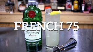 French 75 Gin Cocktail Recipe [upl. by Hermie]