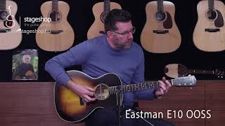 Eastman E10OO SS acoustic guitar demo in Stageshop [upl. by Stortz]