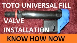 How to Replace a Toto Universal Fill Valve [upl. by Atsirtal645]